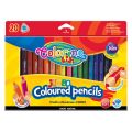 Олівці кольорові трикутні Colorino Mini Jumbo 20 кольорів з точилкою (32971PTR)